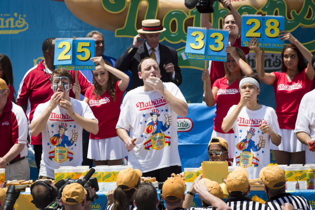 Joey Chestnut, Tim Janus, Matt Stonie